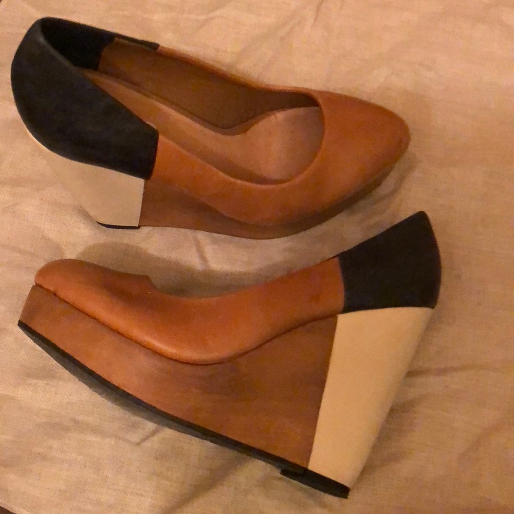 Aldo Color Block Wedge